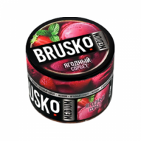 Бестабачная смесь BRUSKO Medium - Ягодный сорбет 50 гр