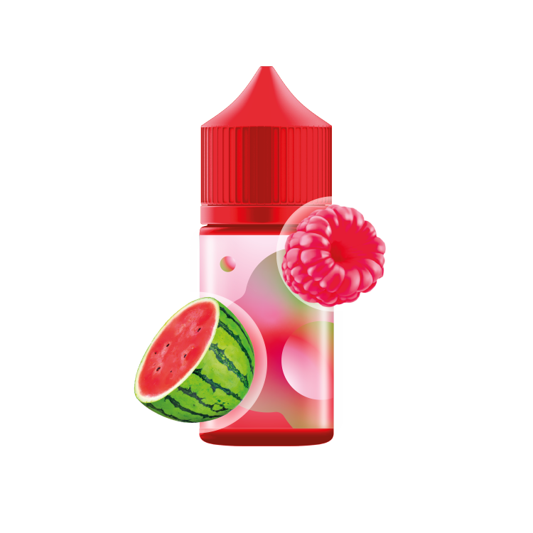 Жидкость INFLAVE BUBBLE Salt - Малиновый Арбуз 30 мл (20 мг)