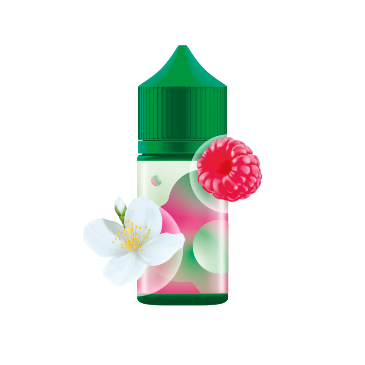 Жидкость INFLAVE BUBBLE Salt - Жасмин Малина 30 мл (20 мг)