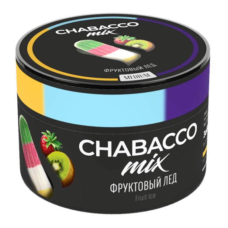 Бестабачная смесь Chabacco Mix MEDIUM 40 гр - Fruit Ice (Фруктовый лед)